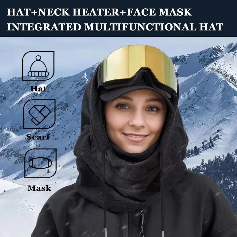 Cycling Gear To Keep You Warm - Erkek Peluş Astarlı Bere Kışlık Şapka