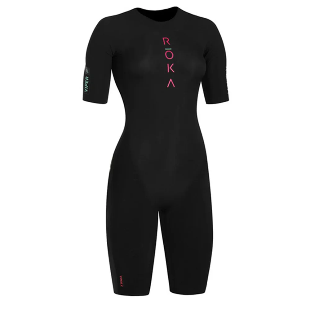 Cycling Gear Girls - Roka kadın kısa kollu Trisuit triatlon