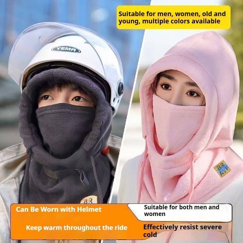 Cycling Gear To Keep You Warm - Kışlık Sıcak Şapka ve Boyunluk 3'ü
