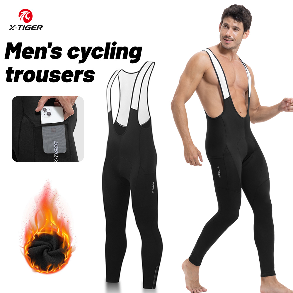 Cycling Gear To Keep You Warm - X-TIGER Erkek Kışlık Bisiklet Pantolonu Sıcak